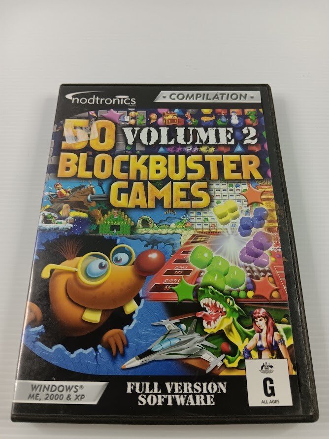 50 Blockbuster Games VOLUME 2 (2004) PC Game