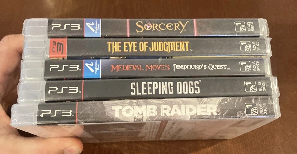 Lot Of 5 Factory Sealed PS3 Games: Tomb Raider Sleeping Dogs Sorcery Medieval +