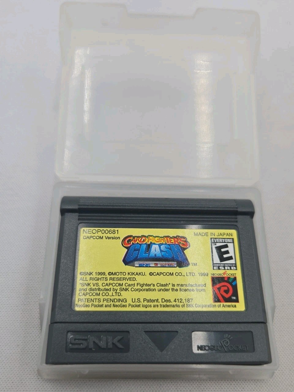 SNK vs. Capcom: Card Fighters’ Clash Capcom Version W. Case. NEOP00681