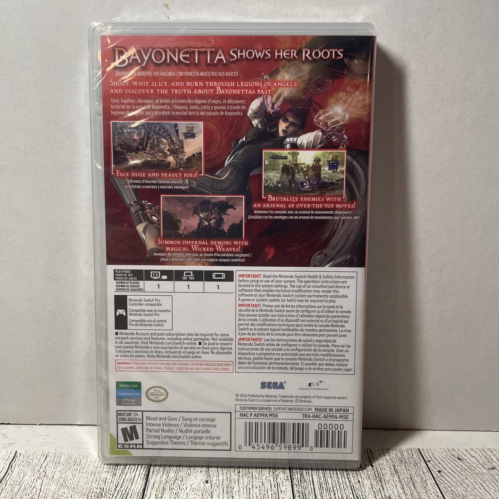 Bayonetta (Nintendo Switch) World Edition / BRAND NEW