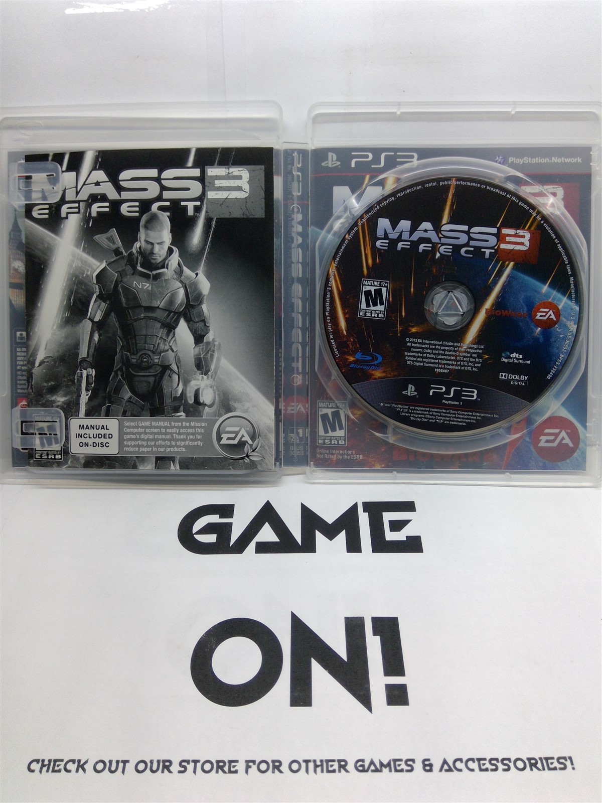 Mass Effect 2 & 3 Games Bundle (PlayStation 3, 2010) Complete Tested Free Ship