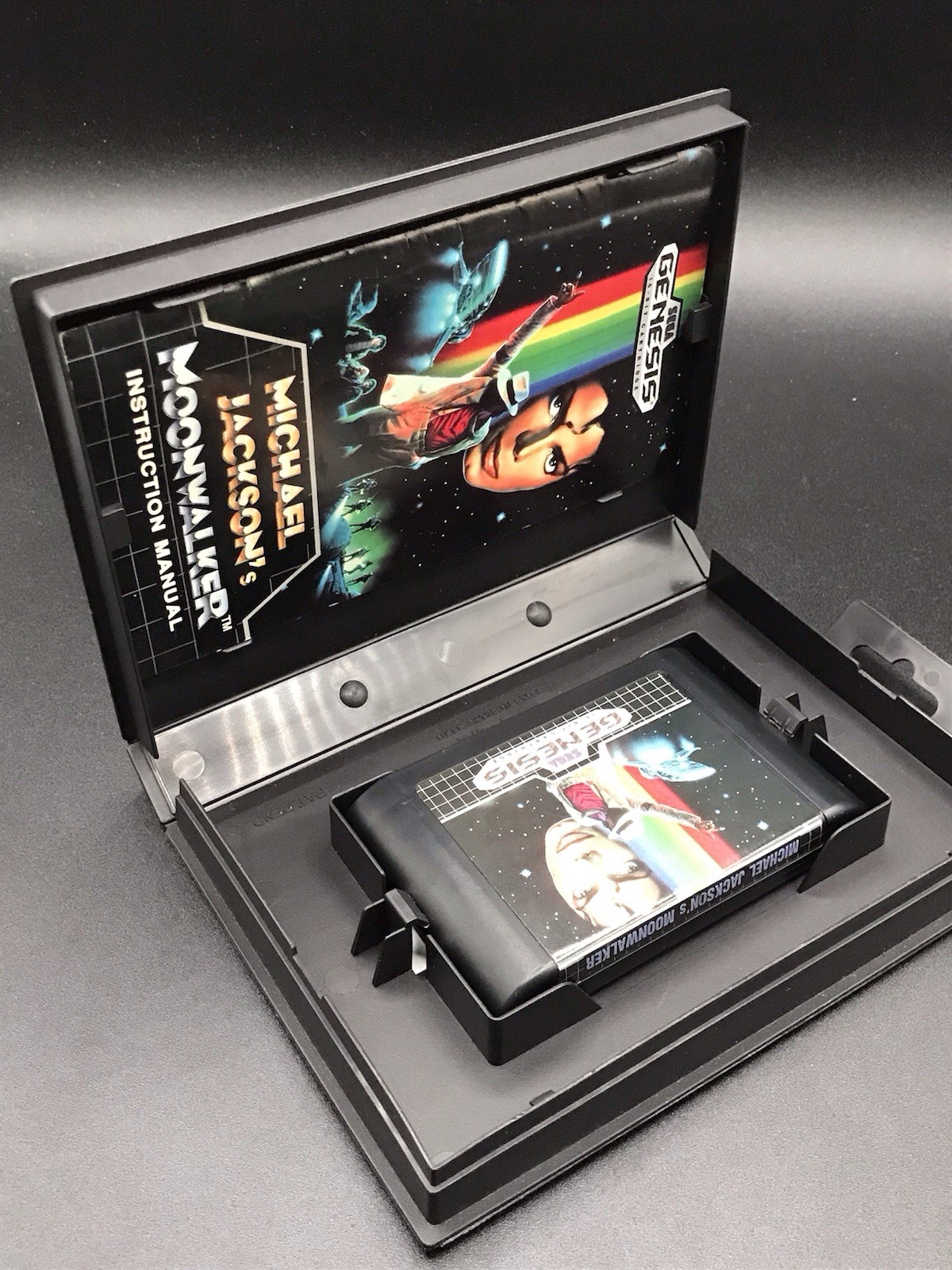 Michael Jackson’s Moonwalker – Rare Triumph variant 1st print – Sega Genesis