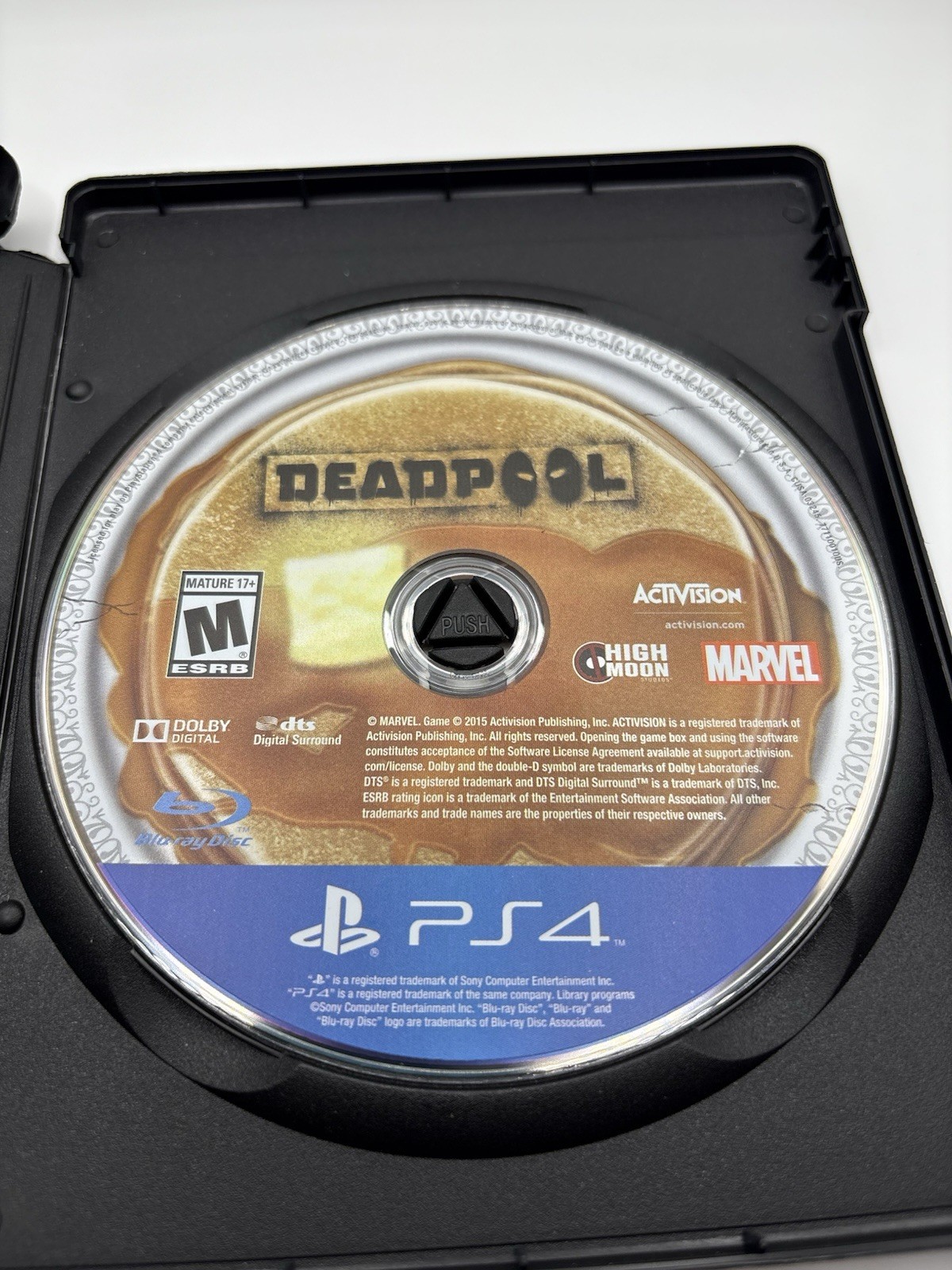 Deadpool (Sony PlayStation 4, 2015) – Disc Only – Tested & Working