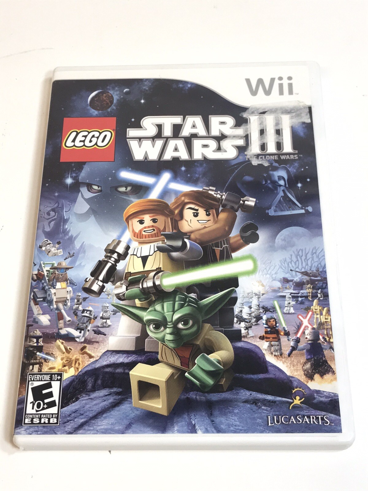 LEGO Star Wars III: The Clone Wars 3 (Nintendo Wii, Yr 2011) Pre Owned No Manual