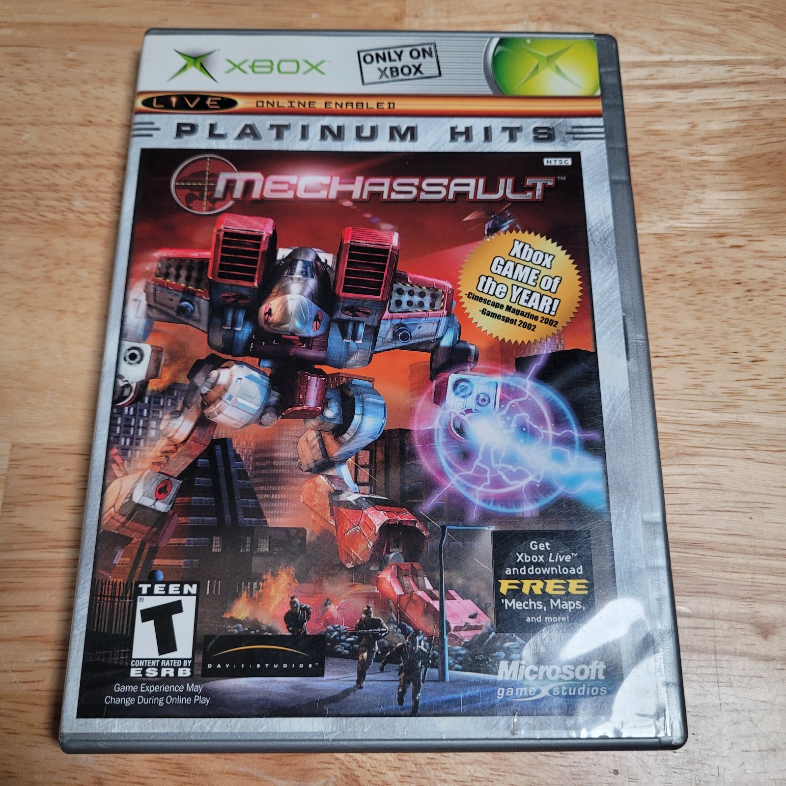 MechAssault Microsoft Xbox, 2002 CIB w Manual – Tested