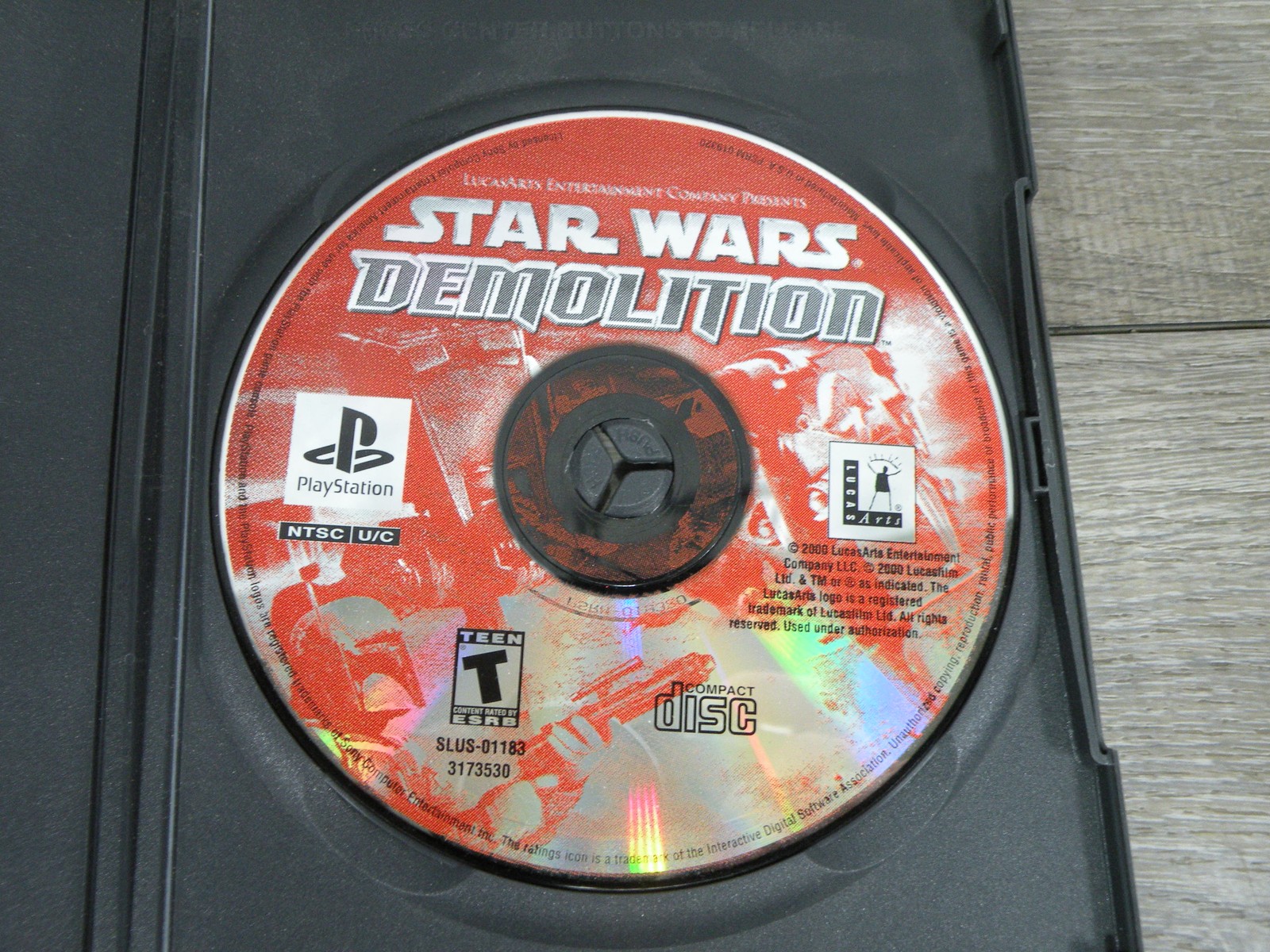 Star Wars Demolition Sony PlayStation 1 PS1 NTSC U/C LucasArts Activision 2000