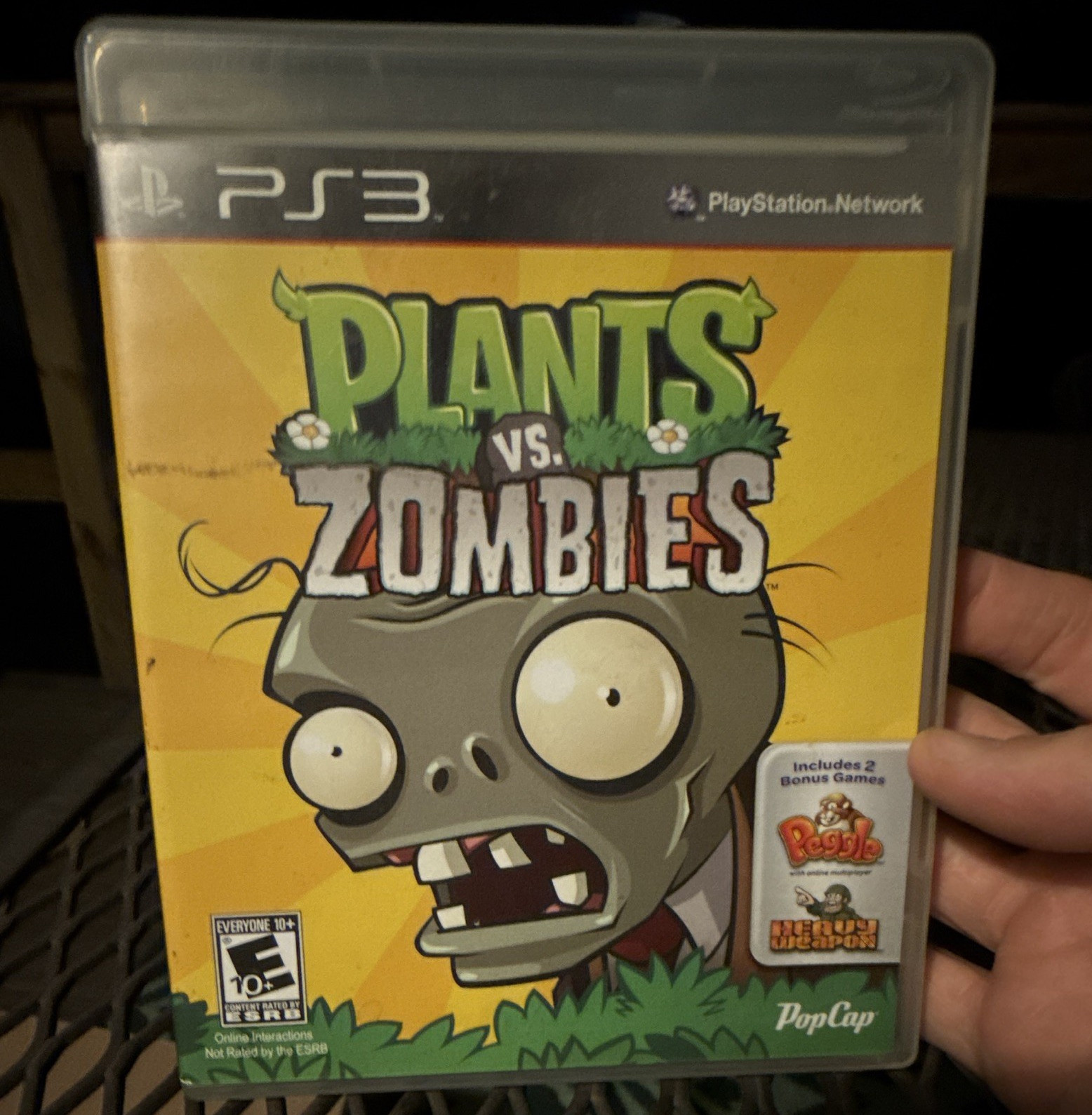 PopCap Plants vs. Zombies PS3 Includes Bonus Games E10+ NTSC-U/C 2009