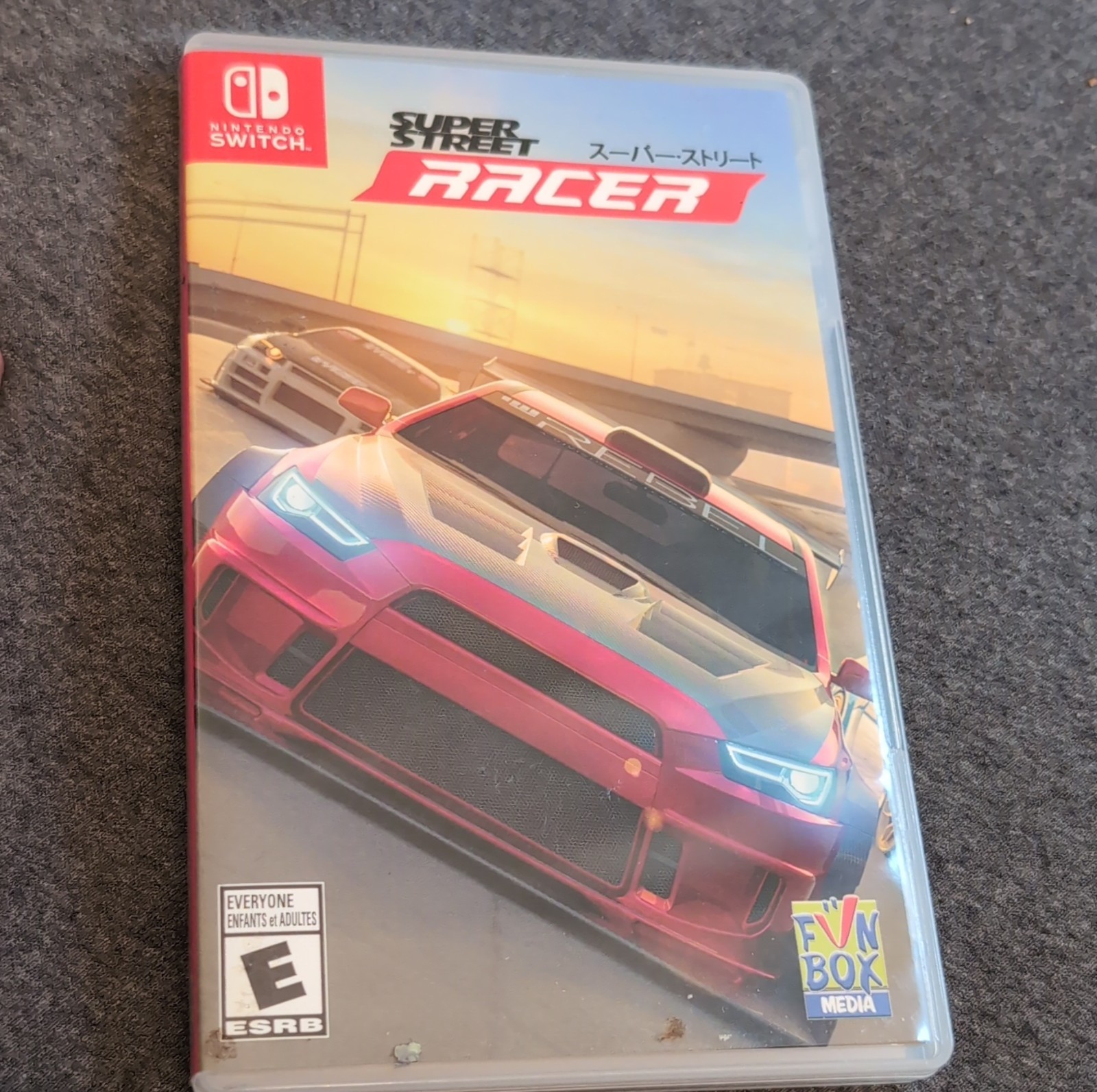 Super Street Racer Nintendo Switch Game Funbox Media Racing Multiplayer PAL E