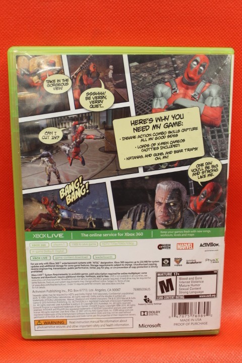 Deadpool (Xbox 360) CIB Complete & Tested
