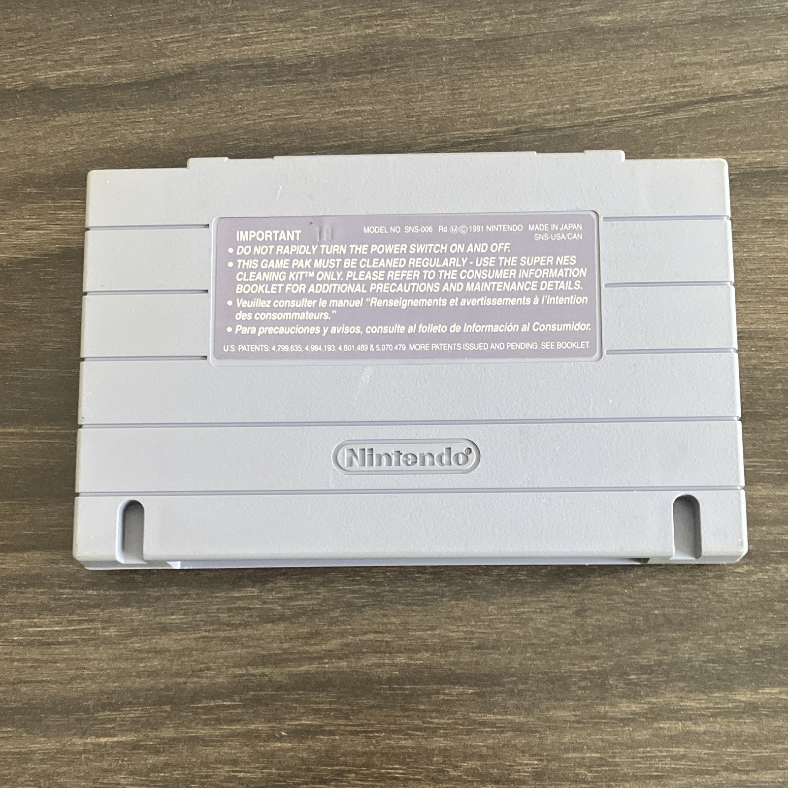 Super Play Action Football Nintendo SNES, NOT Tested, Game Only
