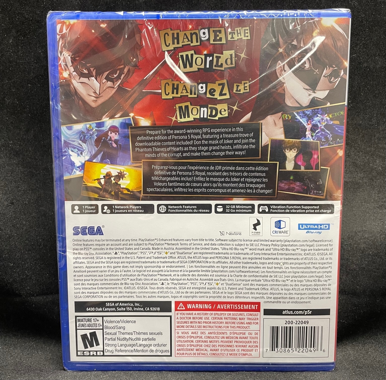 Persona 5 Royal Standard Edition (PS5 / PlayStation 5) BRAND NEW