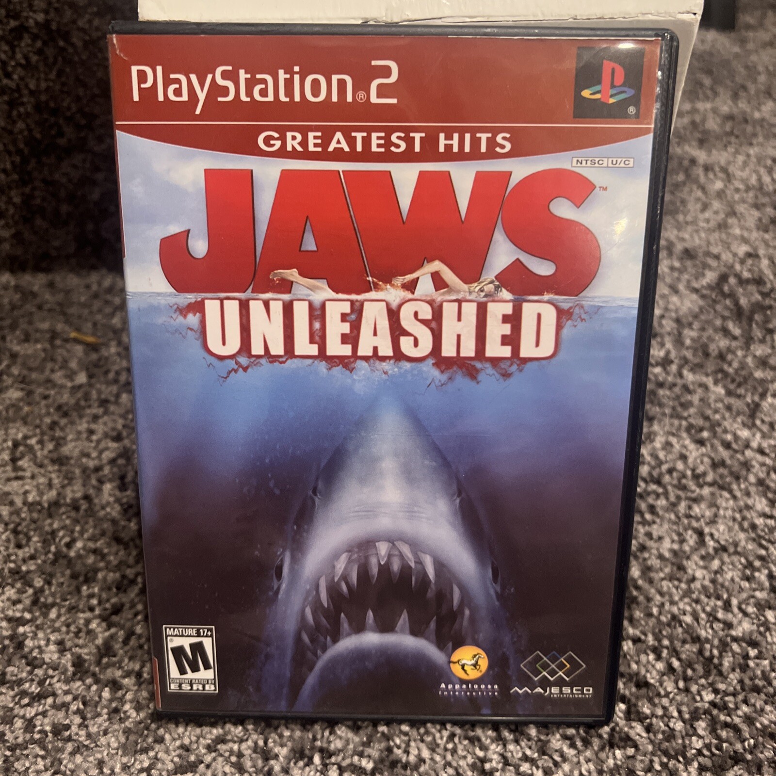 JAWS Unleashed (Sony Playstation 2 PS2 Complete w/ Manual