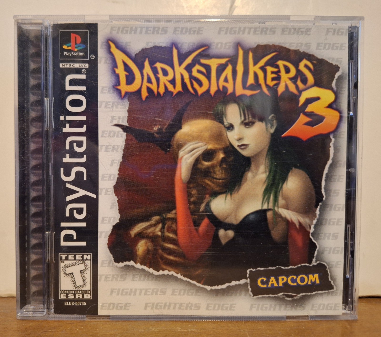 Sony Playstation 1 Darkstalkers 3 Fighting Game – Black Label – Capcom – 1998