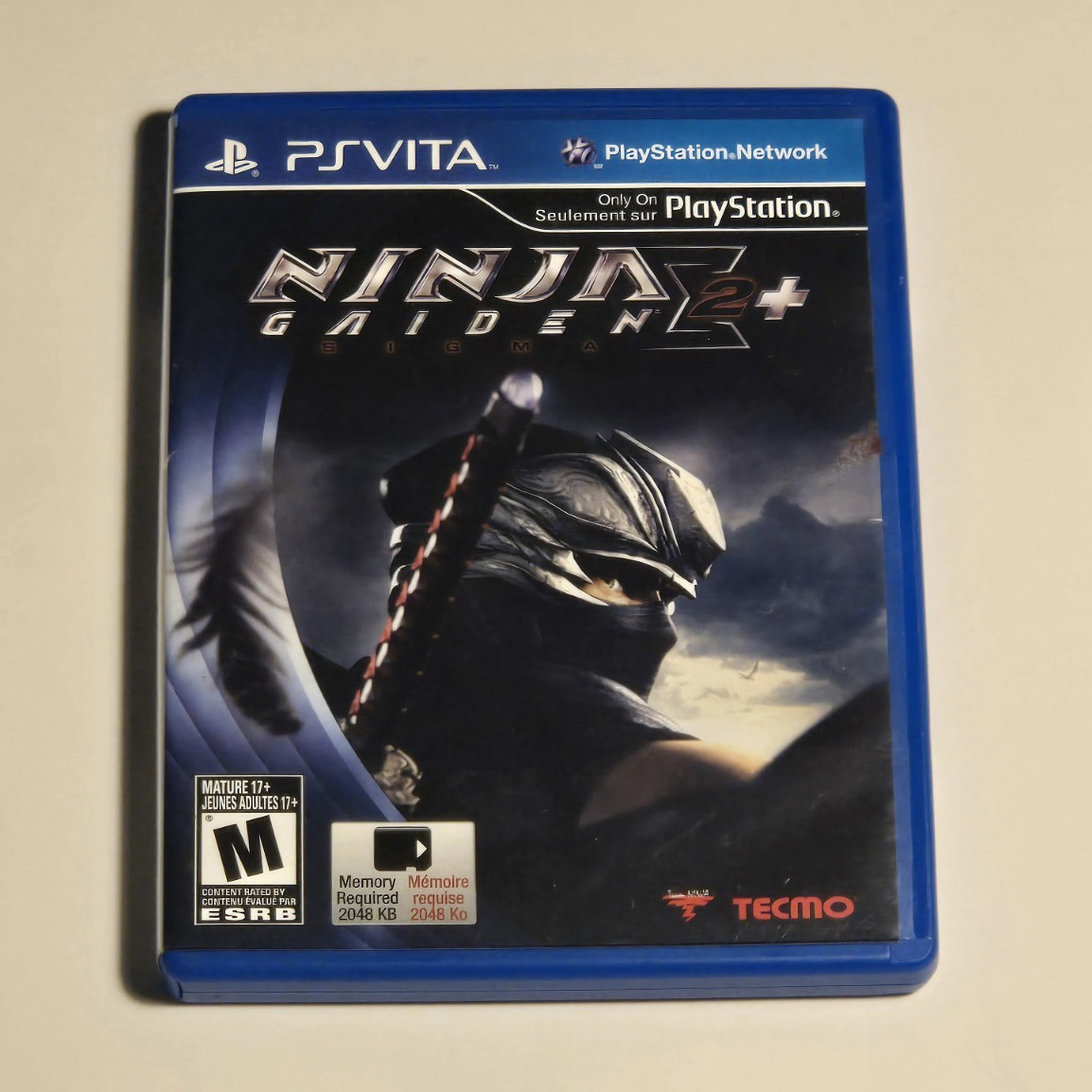 Ninja Gaiden Sigma 2 Plus – Sony PS Vita NTSC-U/C M (2013) Tecmo Koei
