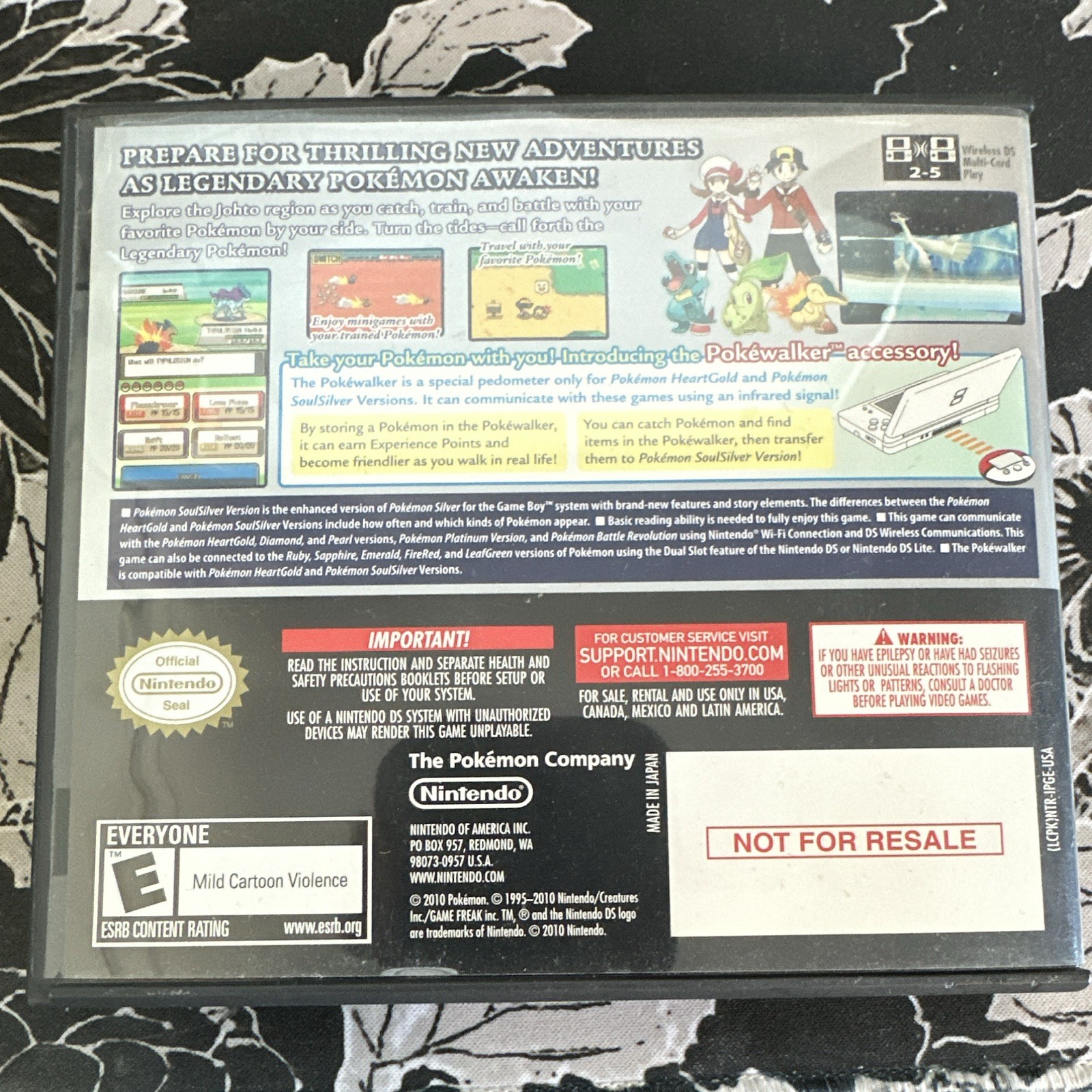Nintendo Pokémon SoulSilver Version Nintendo DS 2010 NTSC-U/C Manual Included