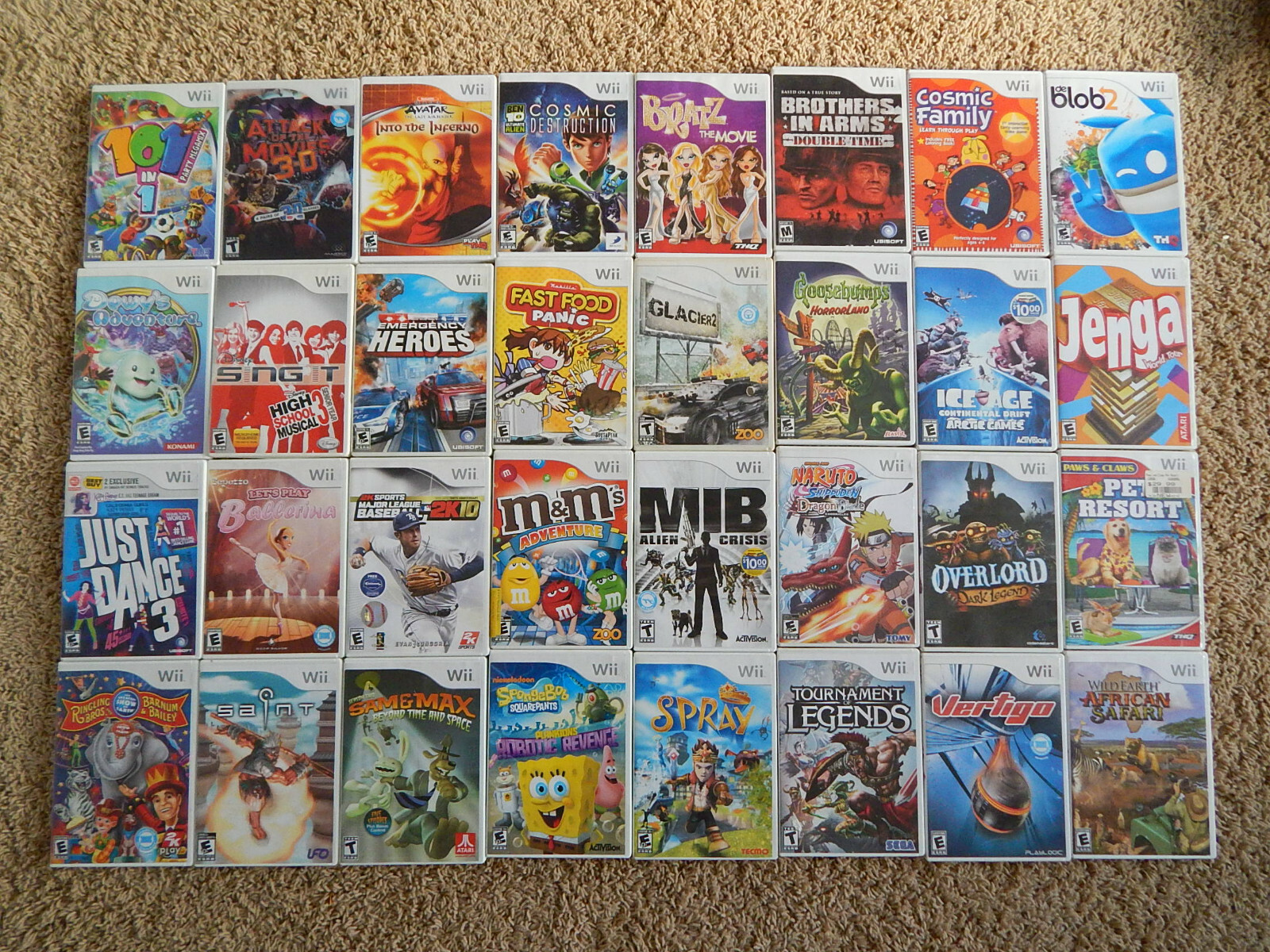 Nintendo Wii Games! You Choose from Selection! $6.95 Each! Buy 3 Get 4th FREE!