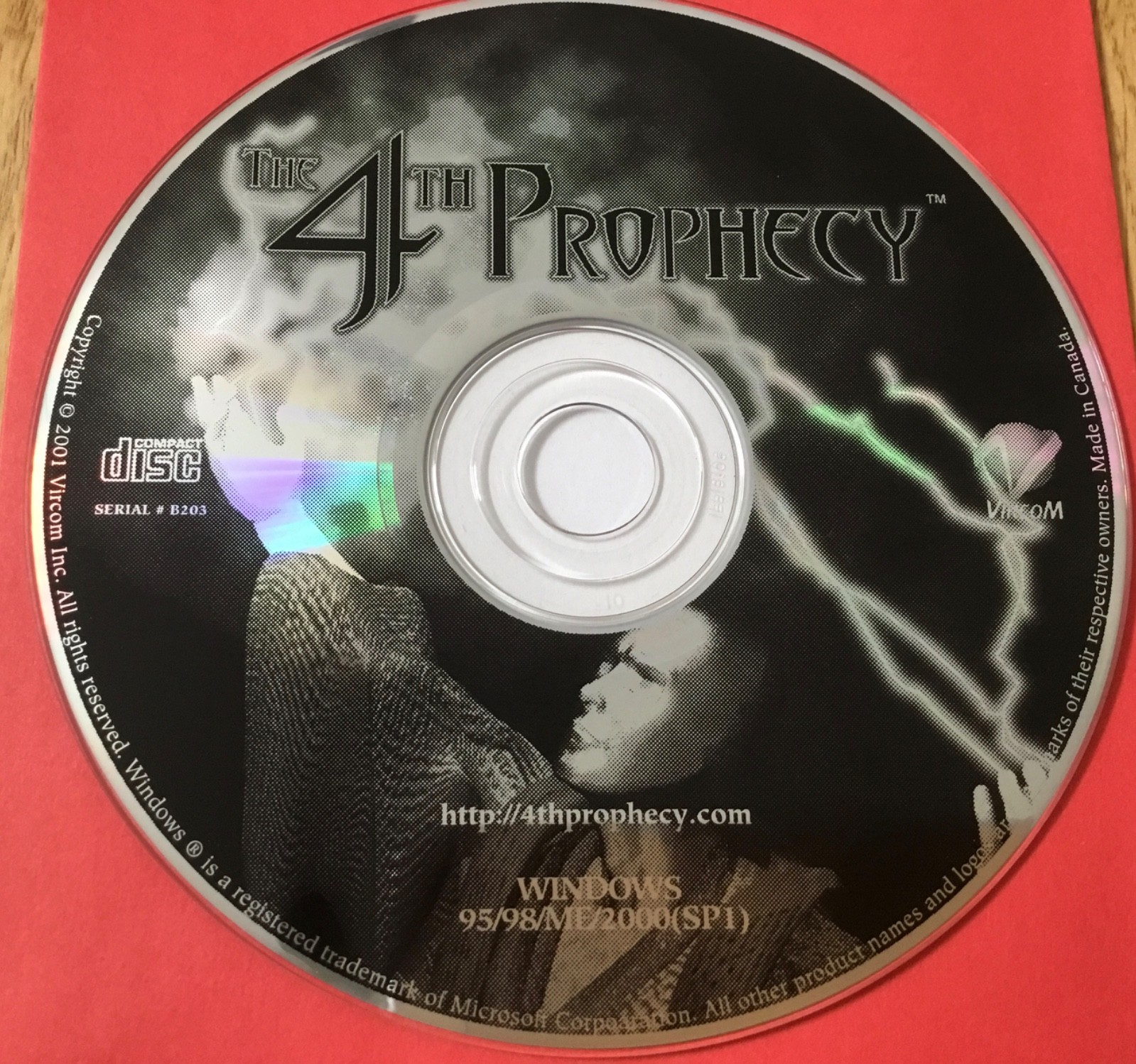 The 4th Prophecy 4th Coming Vircom 2001 MMO Role Play Vintage PC Windows 95 98