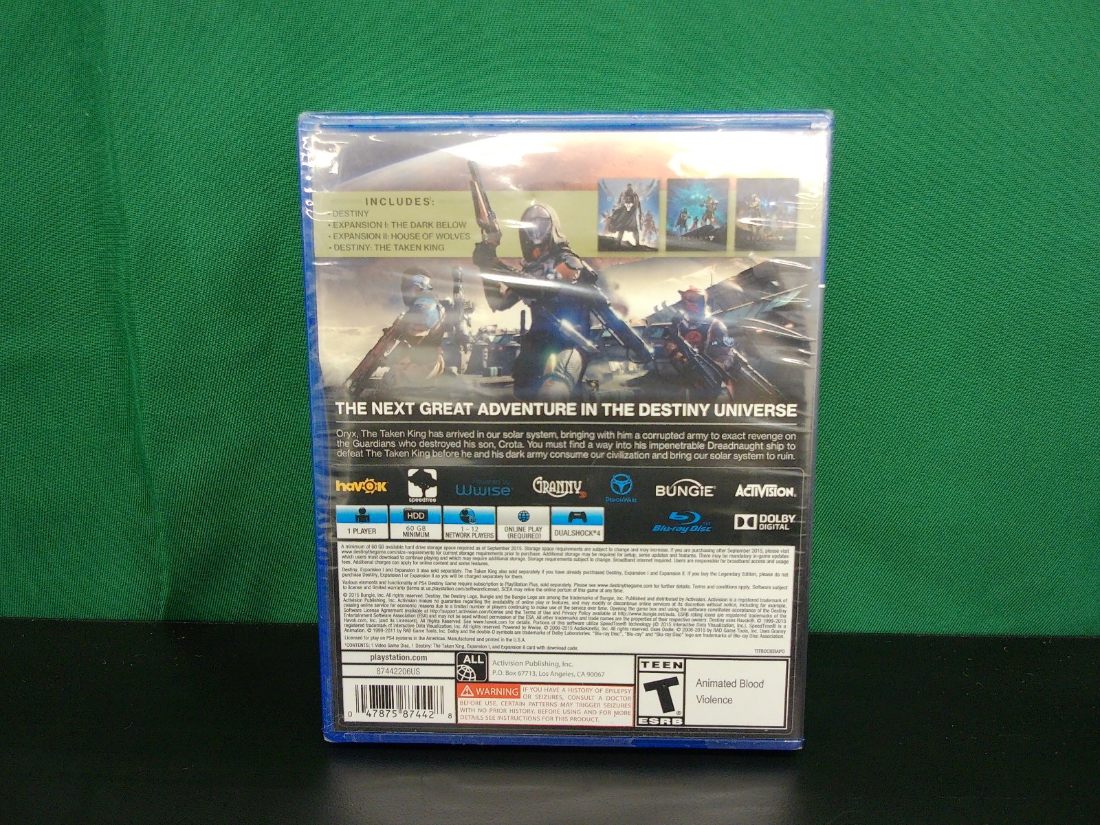 Destiny: The Taken King Legendary Edition PlayStation 4 PS4 Sealed