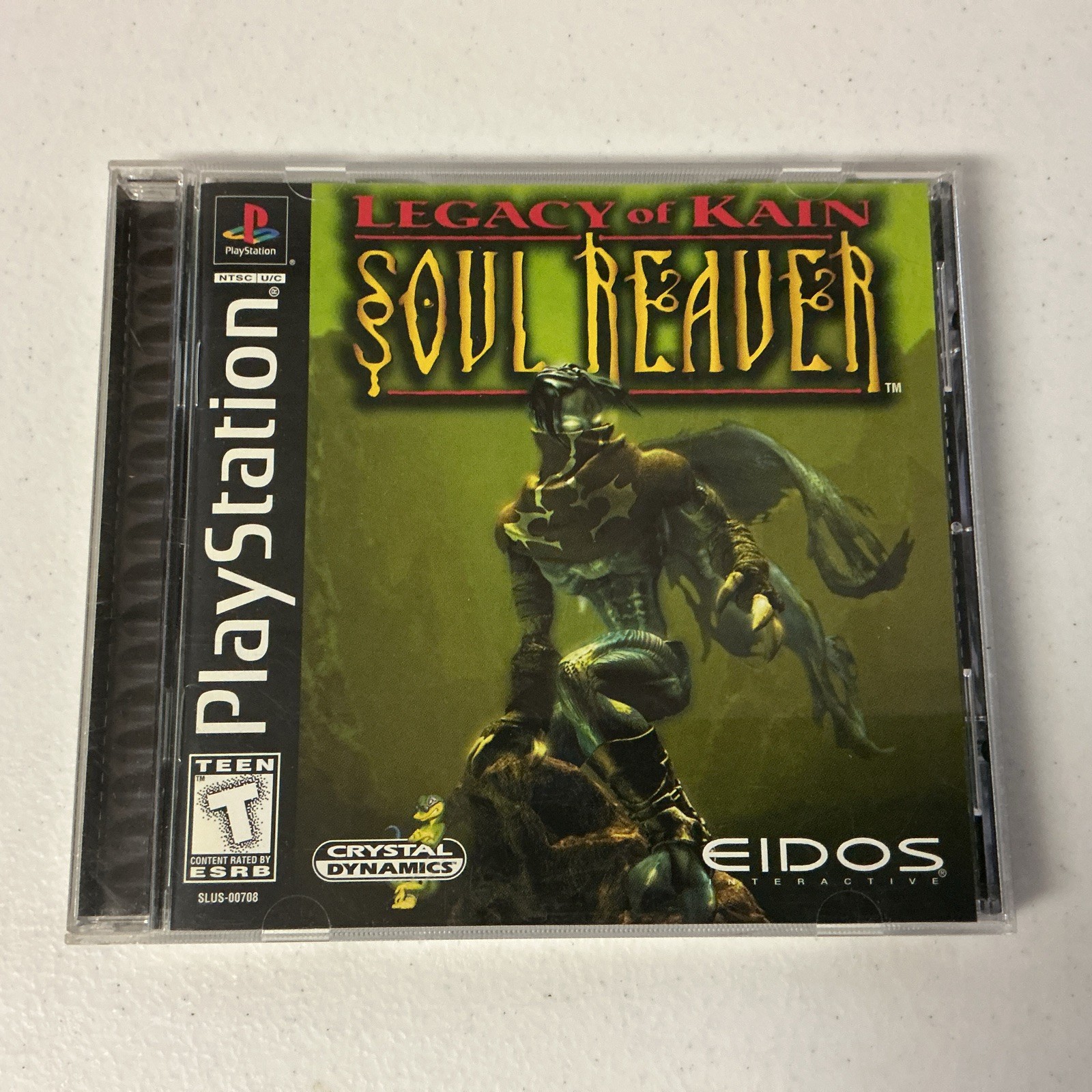 Legacy of Kain: Soul Reaver (Playstation 1, 1999) PS1 Complete Black Label Reg