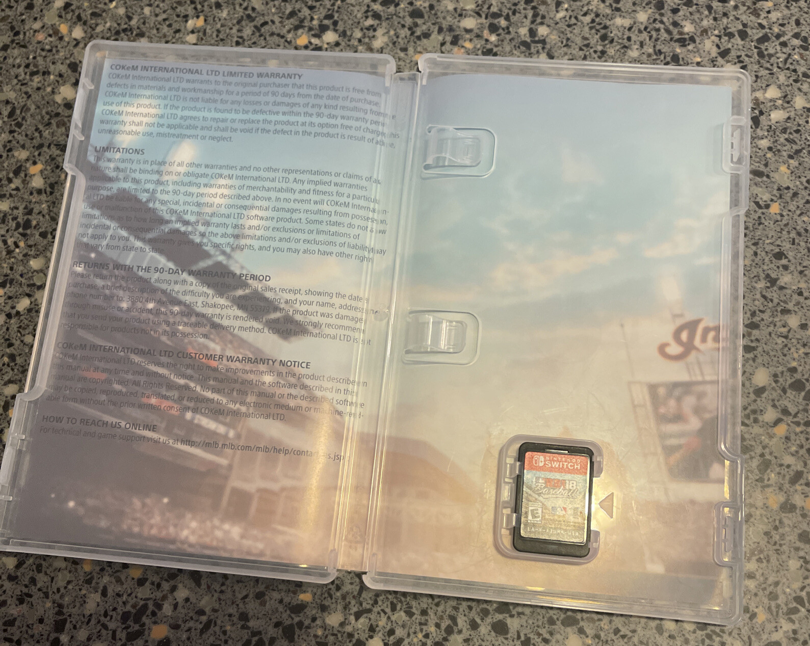 R.B.I. Baseball 18 (Nintendo Switch, 2018) RBI Francisco Lindor USA Cover