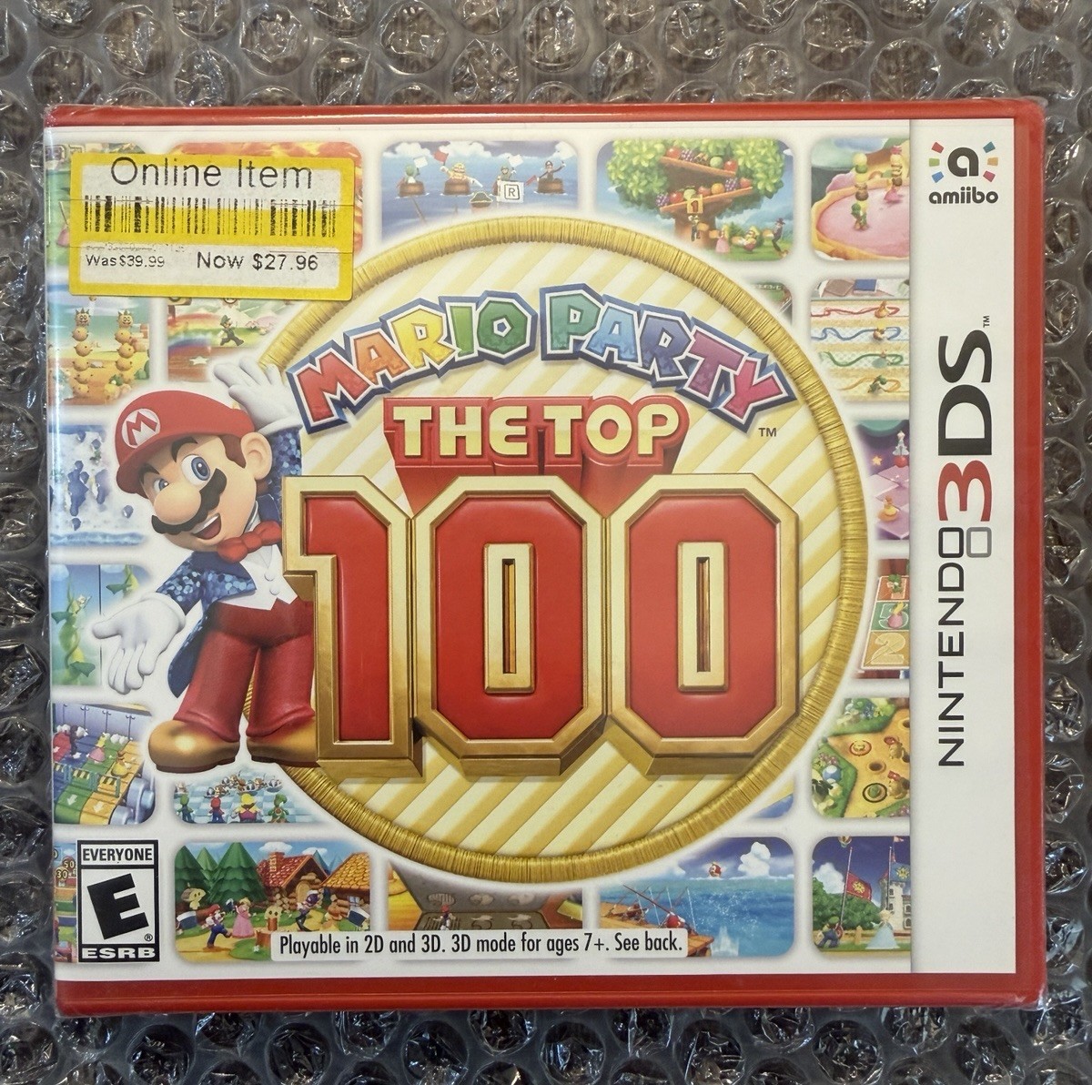 Mario Party: The Top 100 3DS (Multiplayer, 2017 Party) NEW Factory Sealed