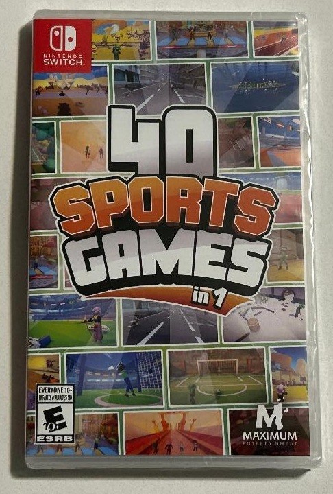 40 Sports Games In 1 – Nintendo Switch – Brand New