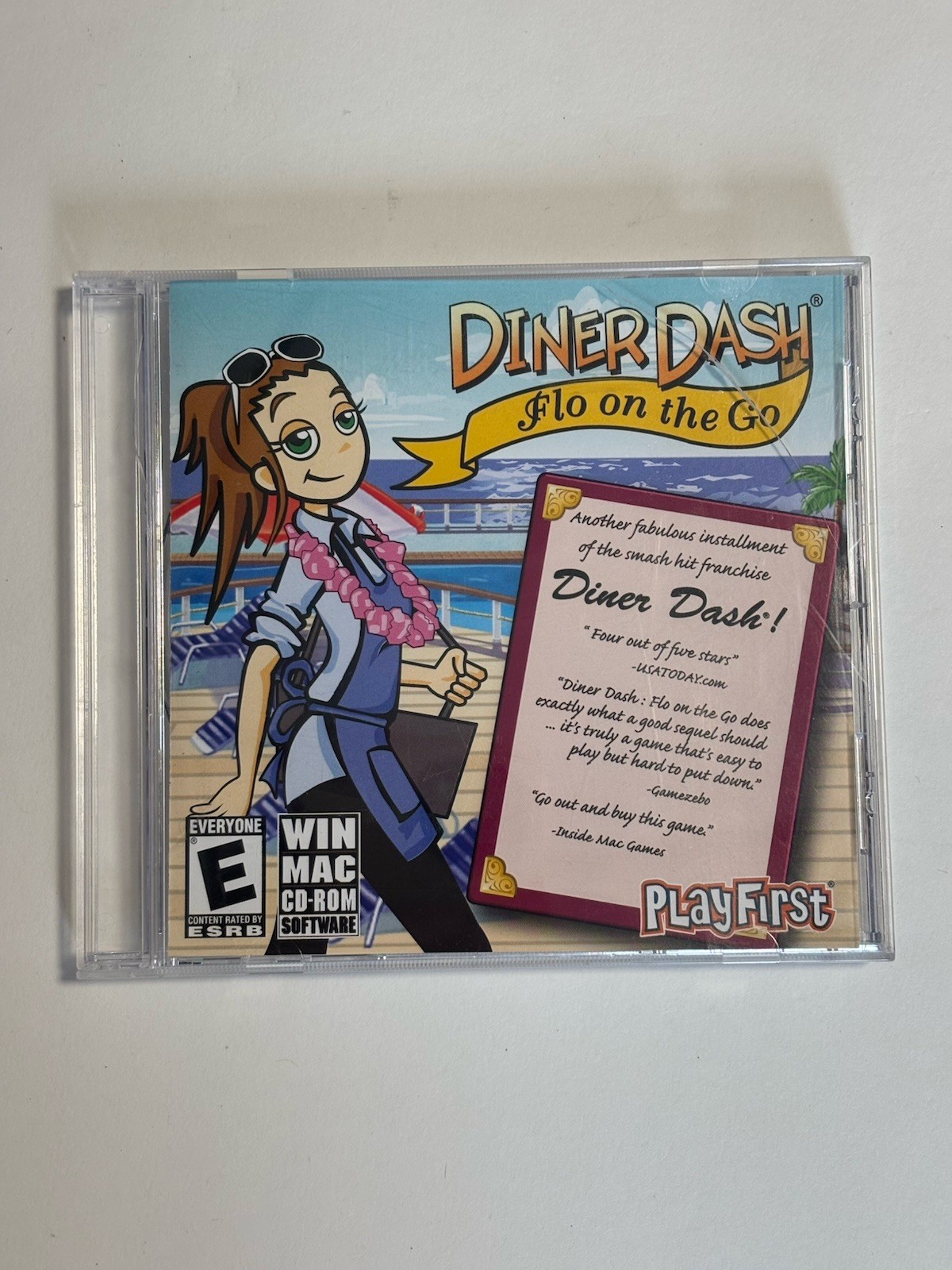 Diner Dash: Flo on the Go CD-ROM Game By PlayFirst PC/MAC 2006