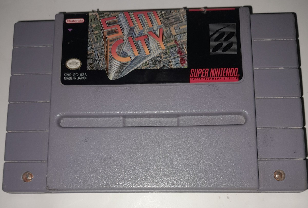 Sim City (Super Nintendo SNES) Cartridge Only **NO BATTERY PLEASE READ!!!**