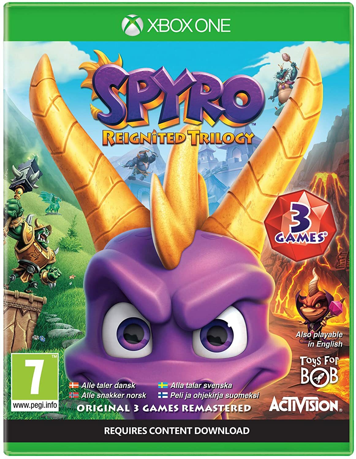 Spyro Reignited Trilogy Xbox One Brand New Factory Sealed