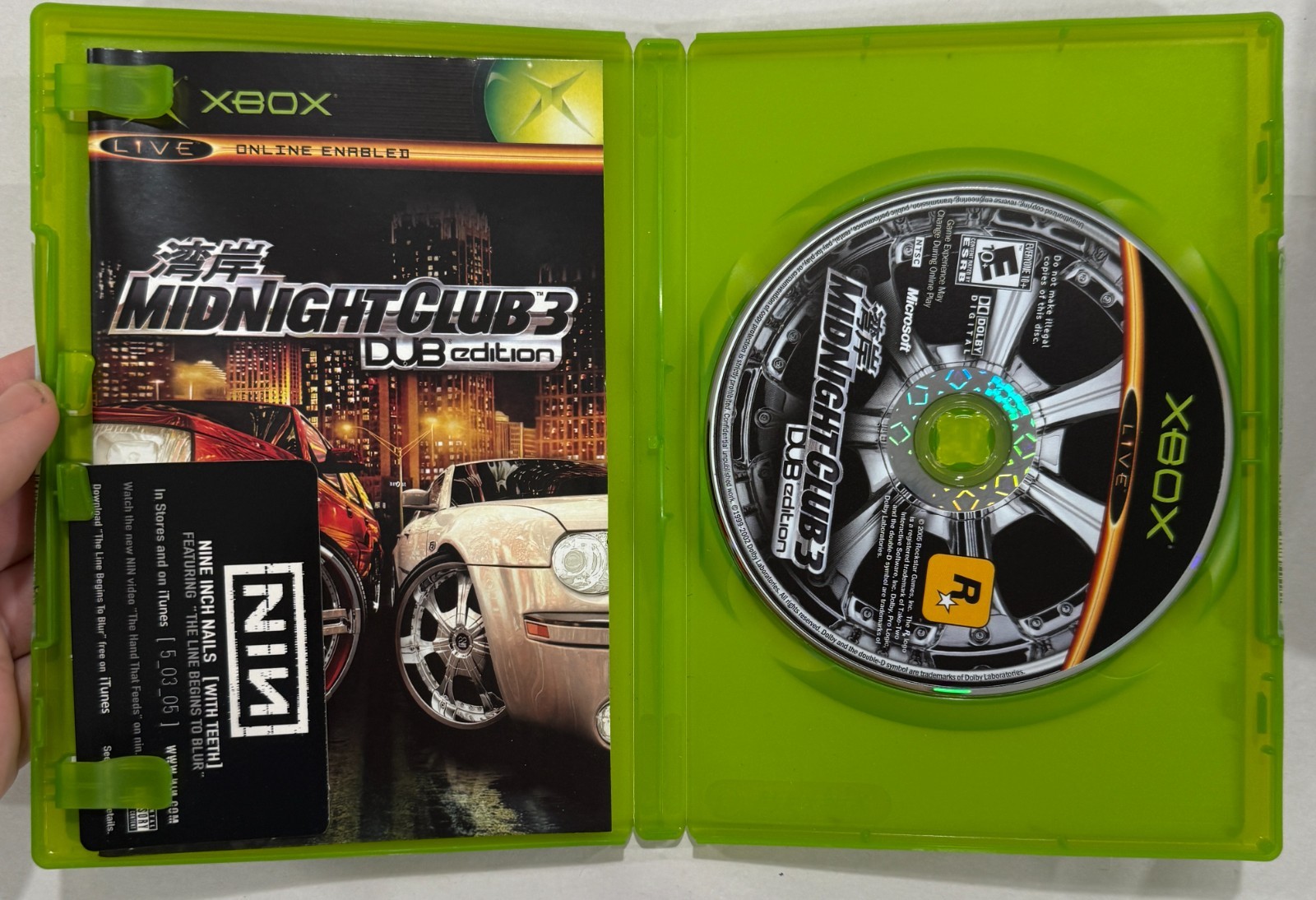 CIB Xbox Games Lot: Midnight Club 3 Dub Edition, SRS Street Racing Syndicate