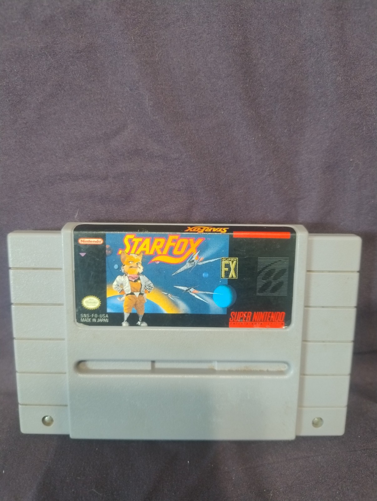 Star Fox (Super Nintendo, 1993) SNES. Authentic! Tested And Working!