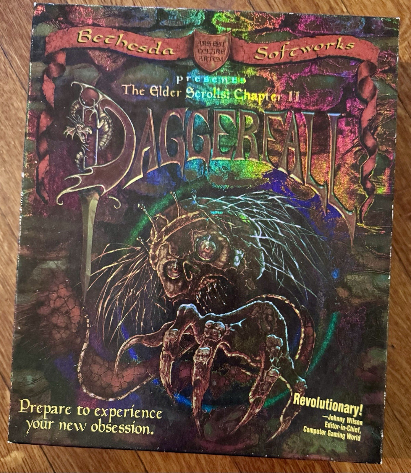 Elder Scrolls Chapter 2 Daggerfall Big Box PC With 1990s Receipt