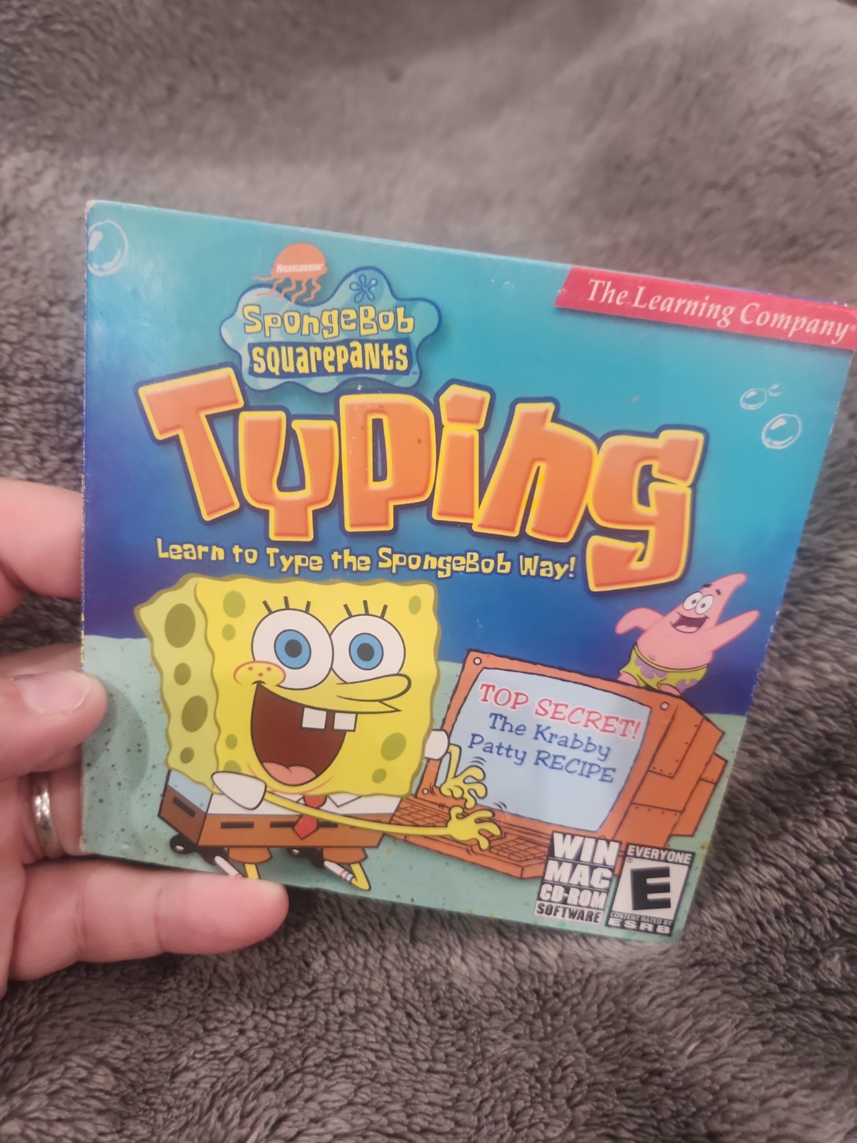 SpongeBob SquarePants Typing PC 2004 The Learning Company Nickelodeon 7+ – Works