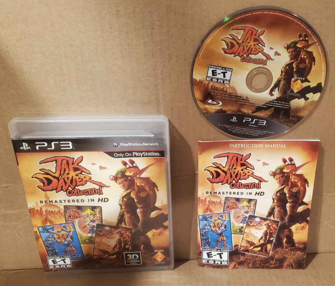 Jak and Daxter Collection (Sony PlayStation 3, 2012) Complete CIB