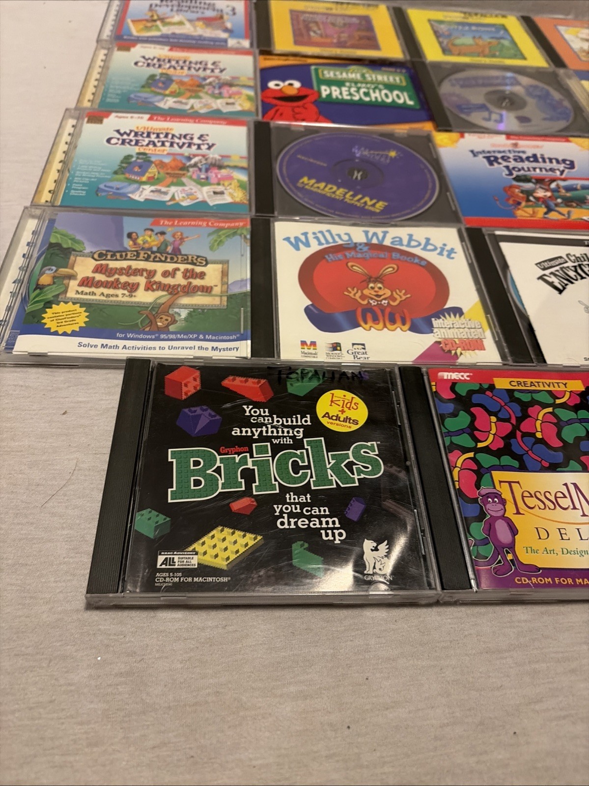 PC Computer Mixed Game Lot Of 19 Children’s Kids Educational Learning – Misc