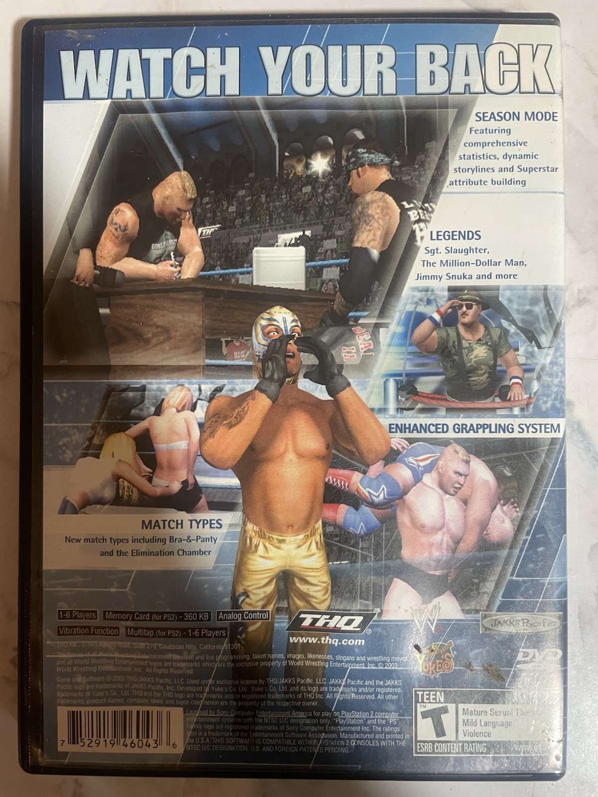 WWE SmackDown Here Comes the Pain (Sony PlayStation 2, 2003)