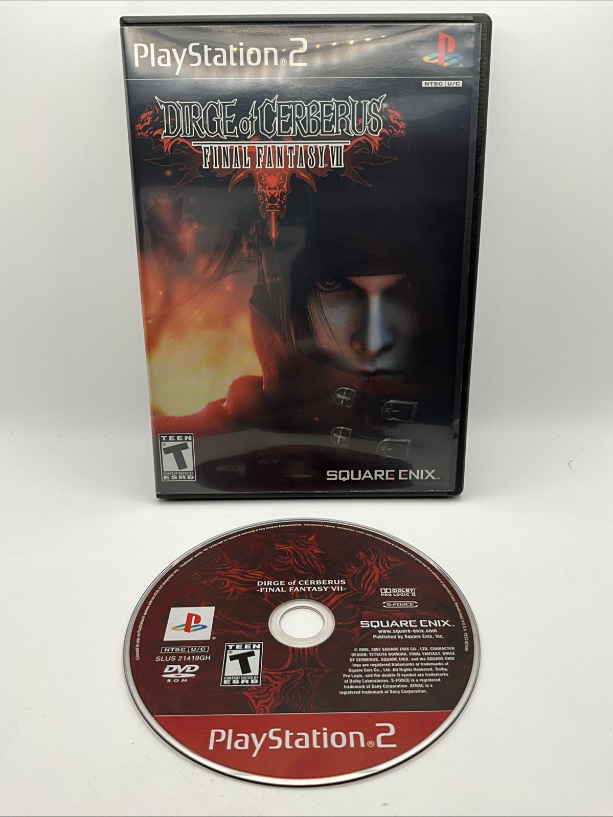 Dirge of Cerberus: Final Fantasy VII (Sony PlayStation 2, 2006) W/ Out Manual
