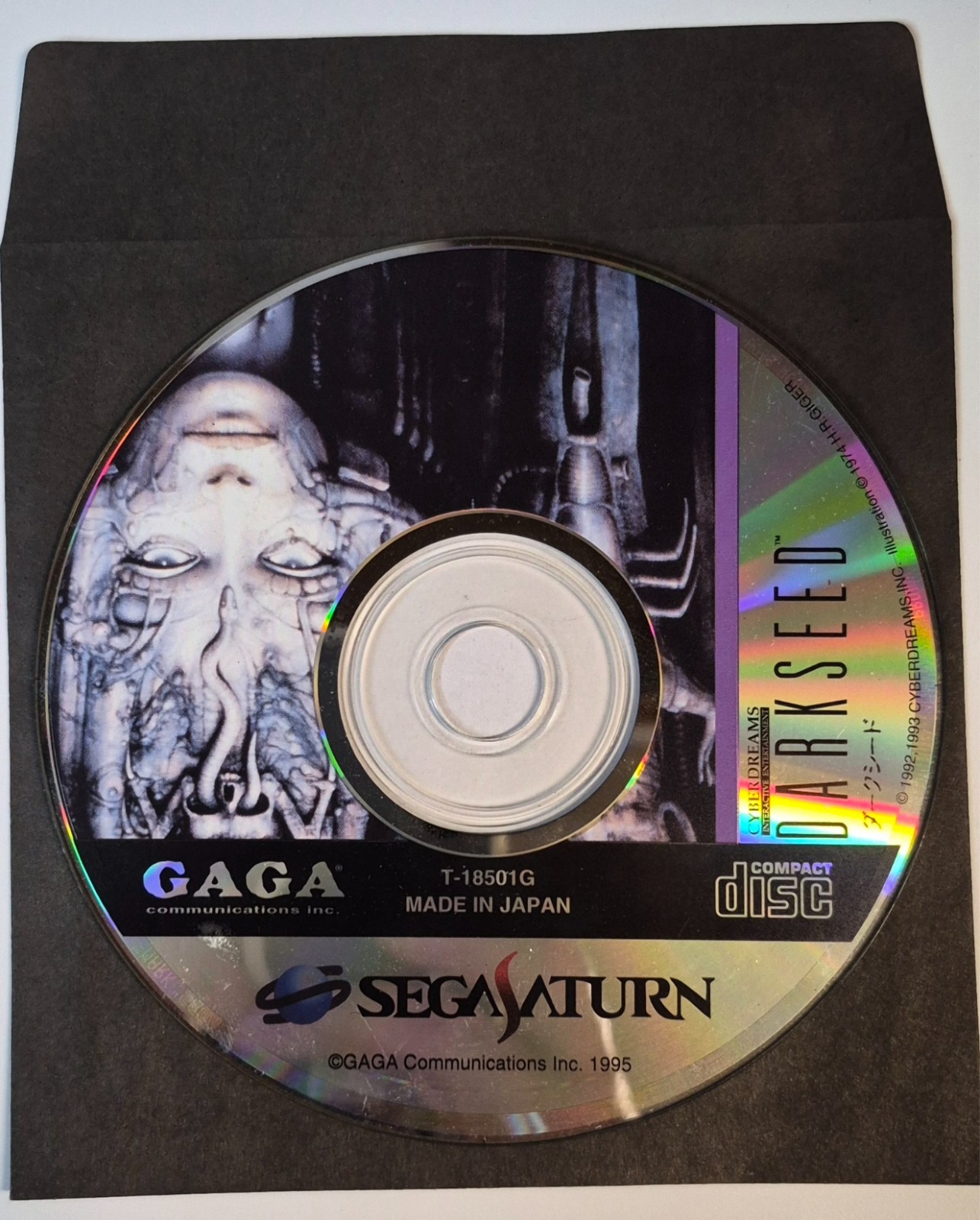 Darkseed Sega Saturn Disk Only Japan Import US Seller untested