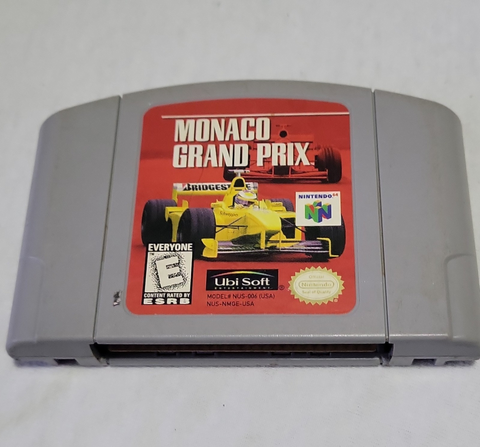 Ubi Soft Monaco Grand Prix Nintendo 64 E NTSC-U/C 1998 Racing Multiplayer