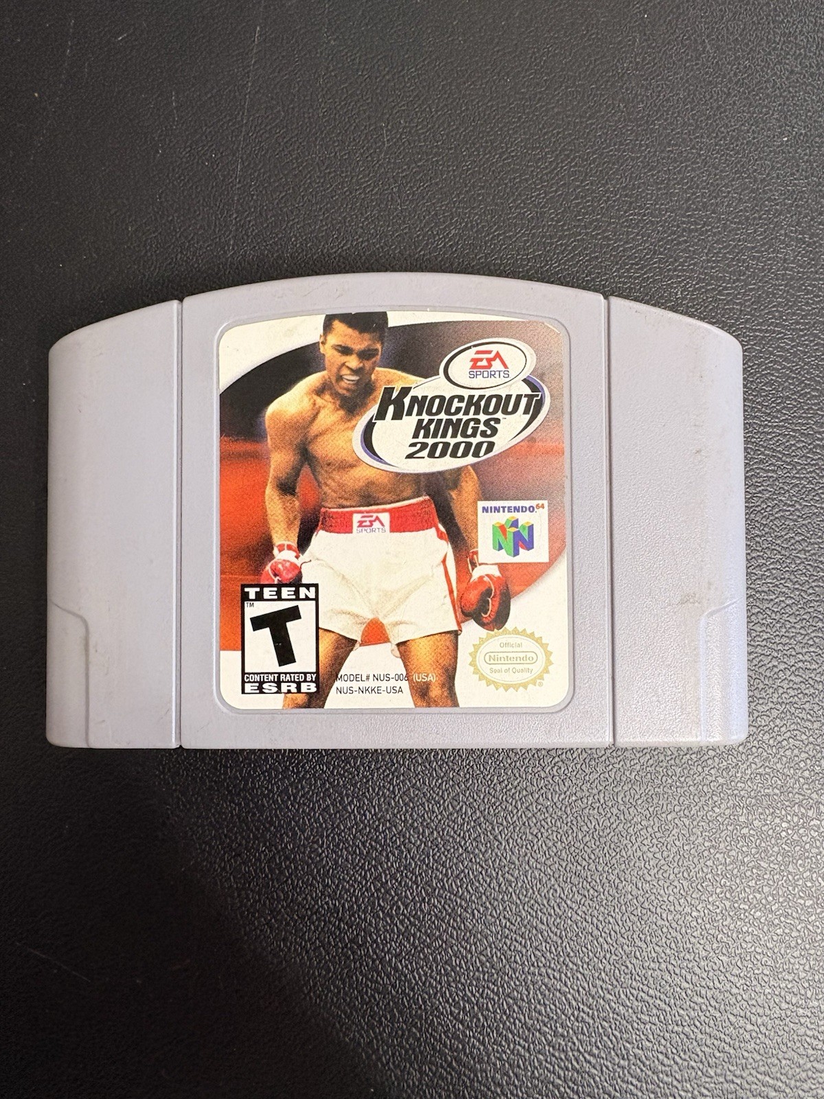 Knockout Kings 2000 (Nintendo 64 1999 Authentic Cartridge UNTESTED Model NUS-006