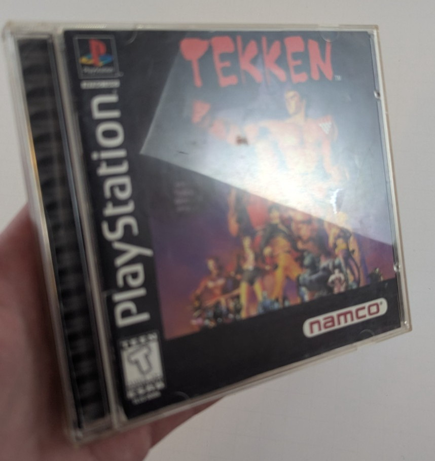 Tekken PlayStation 1 PS1 Black Label Jewel Case Variant Complete READ