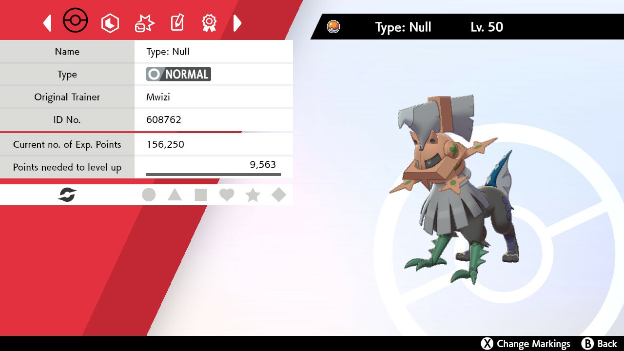 Legitimate Perfect 6 Max IV Type:Null Pokemon Sword & Shield