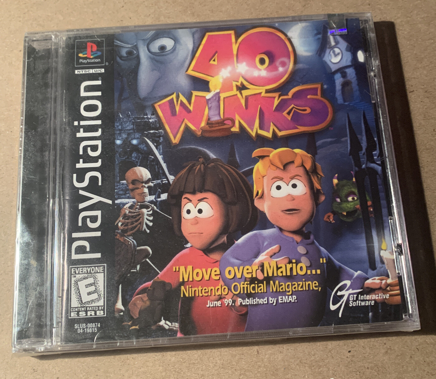 40 Winks (Sony PlayStation 1, 1999) New/Sealed