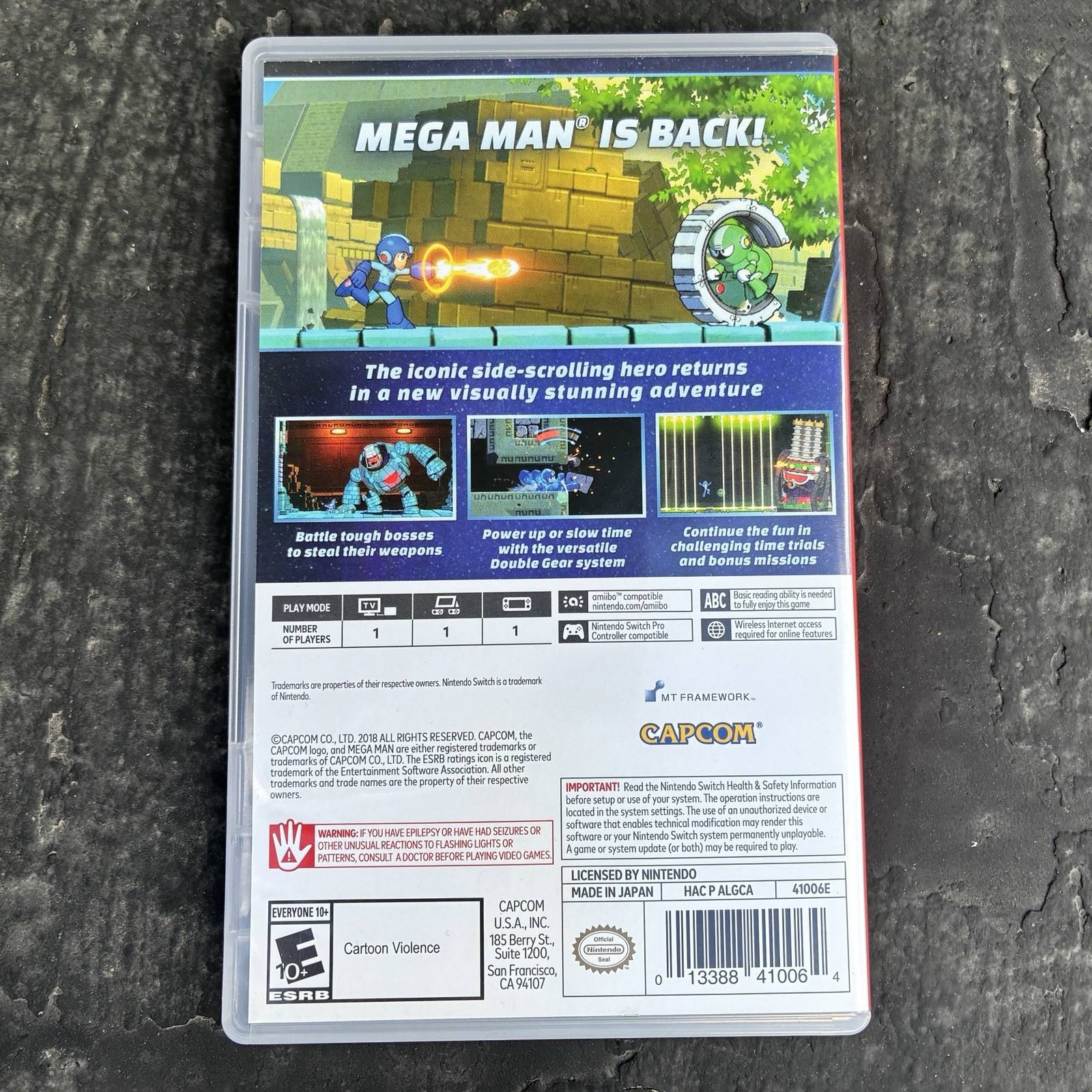 Mega Man 11 – Nintendo Switch CIB Complete w/ Insert 2018 Capcom