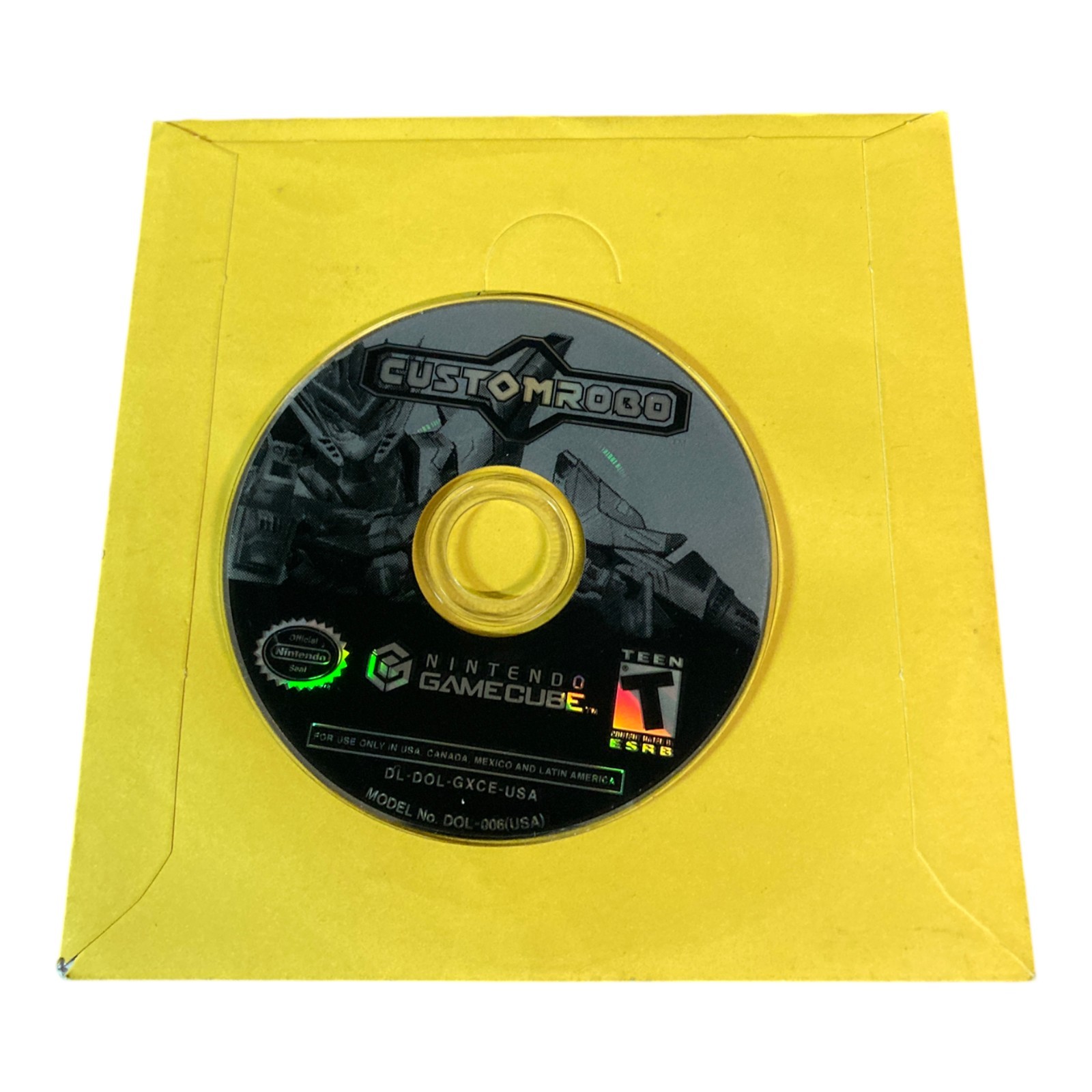 Nintendo GameCube Disc Only Tested Custom Robo
