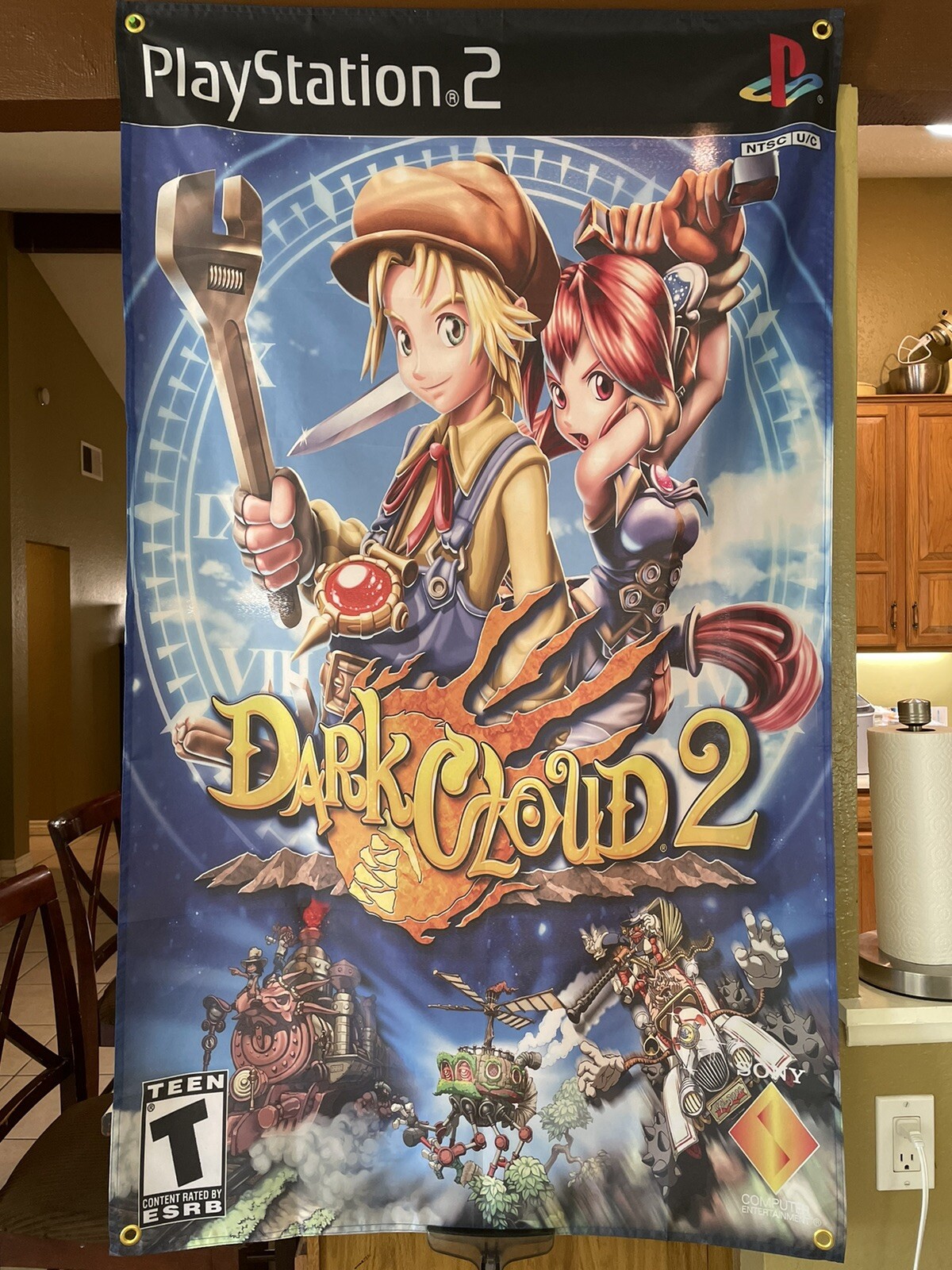 PS2 Dark Cloud 2 5′ Flag Banner Poster / Sony PlayStation 2 JRPG RPG