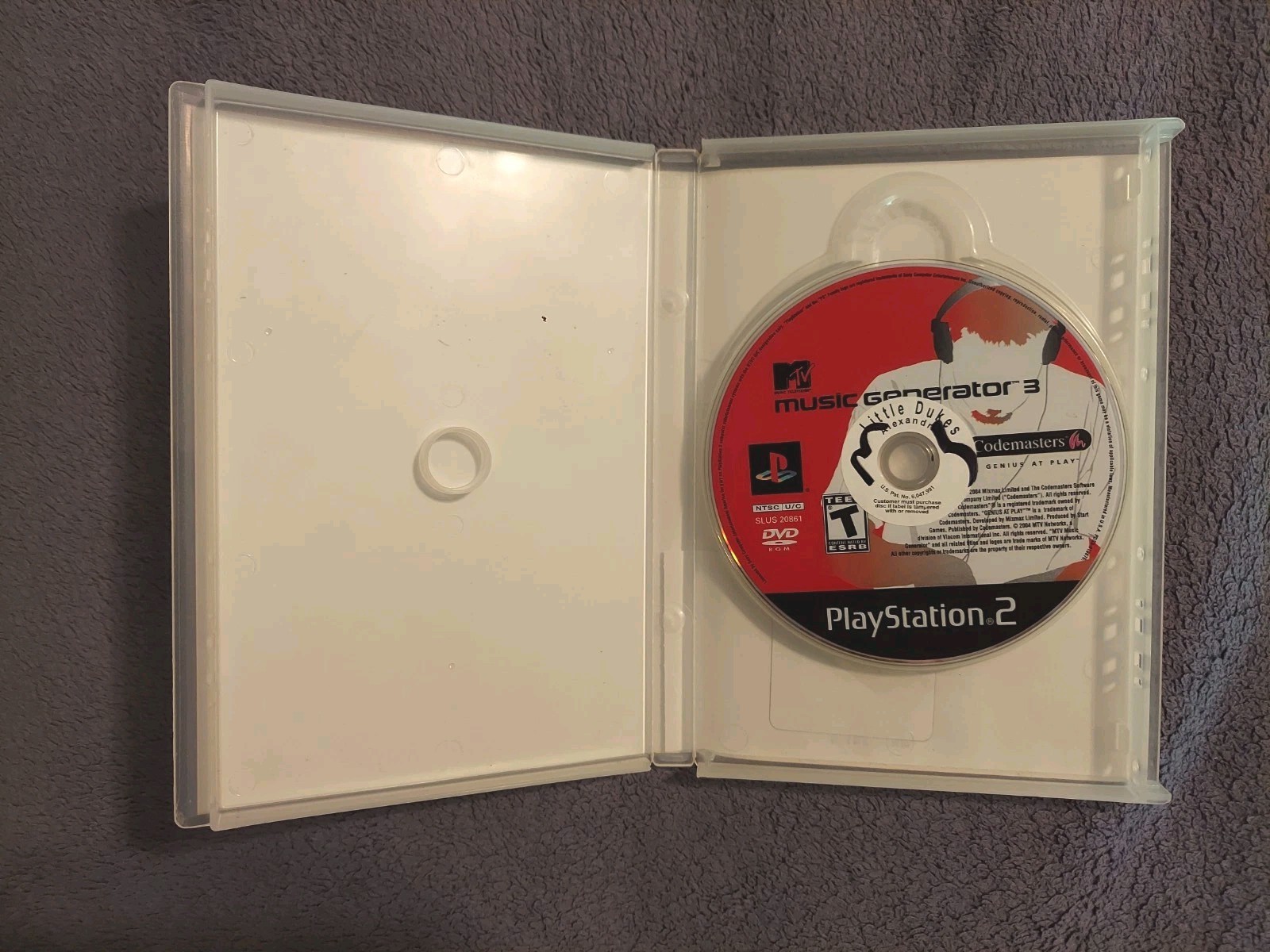 PLAYSTATION 2 PS2 GAME (LOT 2) MTV MUSIC GENERATOR 3/GUITAR HERO II CIB TESTED