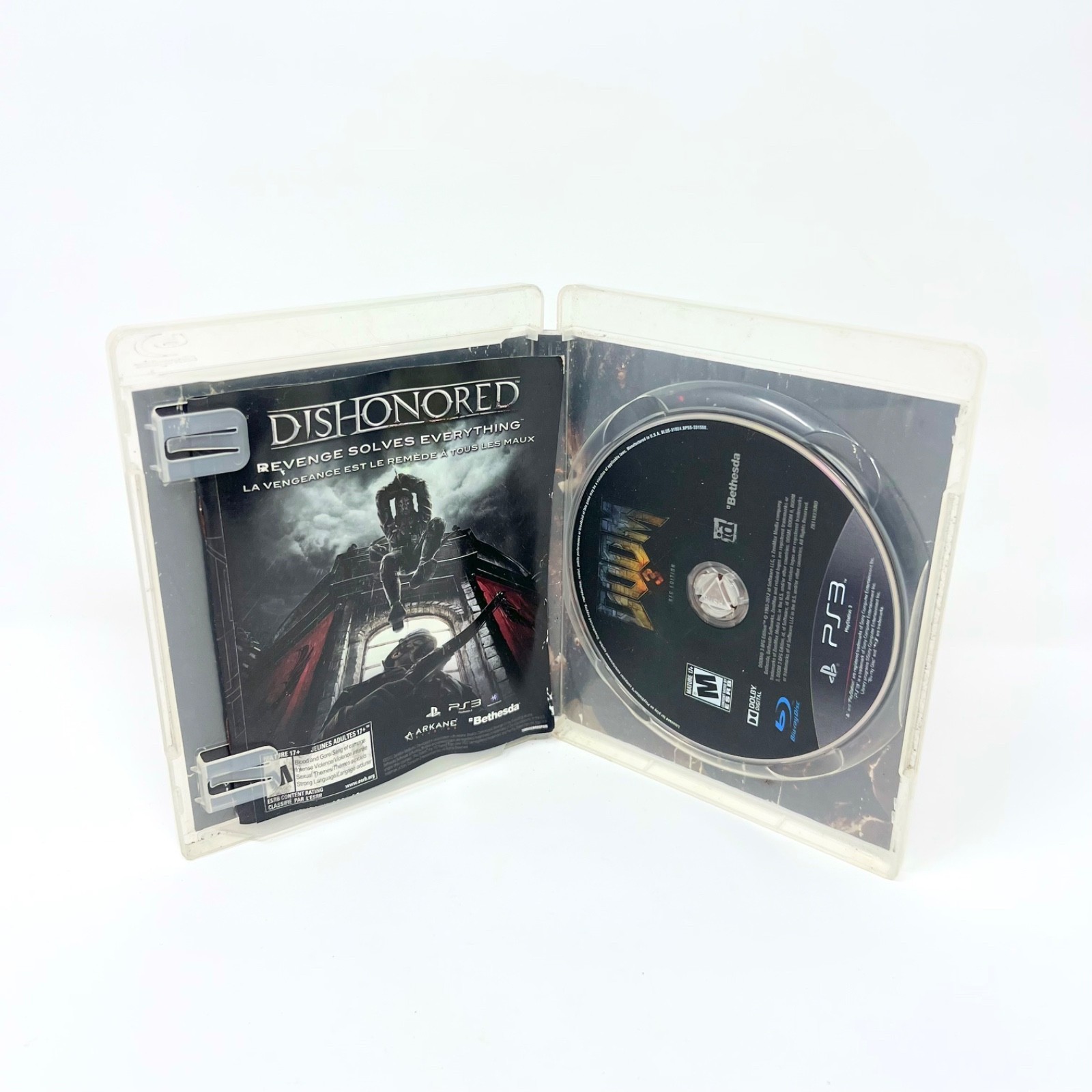 Doom 3 BFG Edition Sony PlayStation 3 PS3 Case Manual & CD