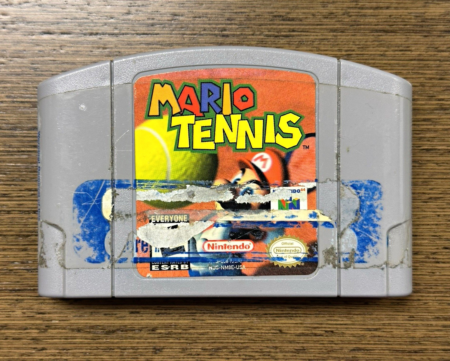 Mario Tennis Nintendo 64 N64 Authentic Game Cartridge – Blockbuster Sticker