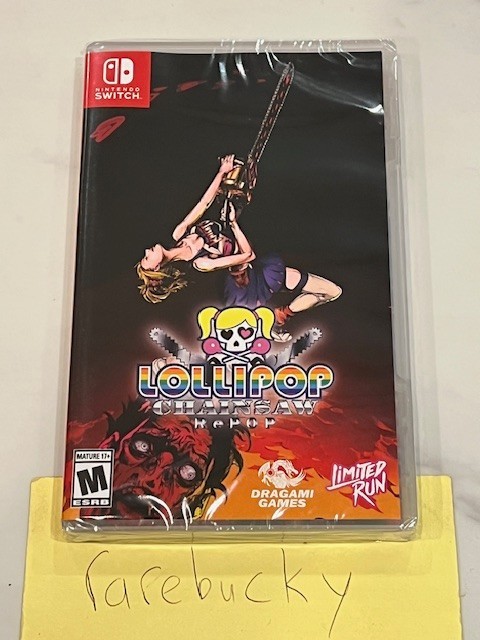 Lollipop Chainsaw RePop Soho NYC Event Excl (Switch) NEW SEALED MINT RARE US LRG